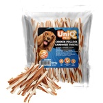 Uniq Pets Meaty Chicken Pollock Sandwich Twists дъвчащи лакомства за кучета с пилешко и сайда, 500 г