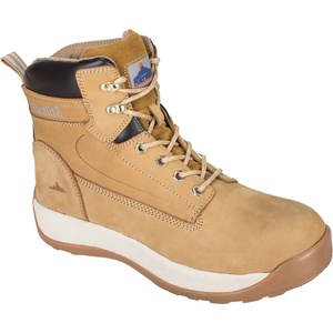 Portwest steelite constructo nubuck s3 hro fw32 / Предпазни ботуши до глезена s3 hro - бежови 40 (fw32hor40)