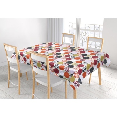 Bellatex Ubrus BERTA Hnědá Vínová Oranžová 70x70 cm