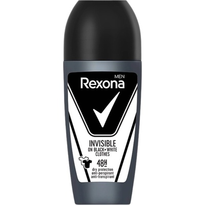 Rexona Men Рол-он против изпотяване Black & White, 50 ml