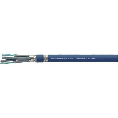 Helukabel audio kabel AES/EBU 4x2x0,25 mm modrý 100 m