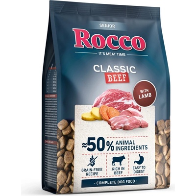 Rocco Senior Classic hovězí s jehněčím 1 kg