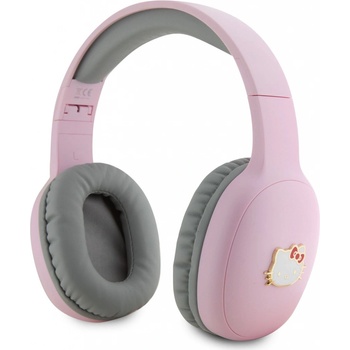 Hello Kitty Bicolor Kitty Metal Head Logo Stereo Headphones