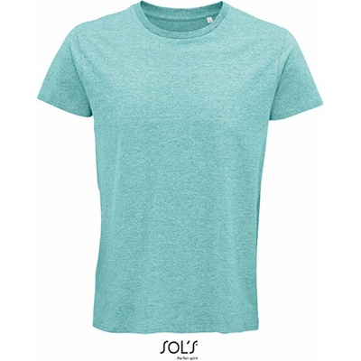 Sol´s Crusader pánske tričko SL03582 Heather Light Green