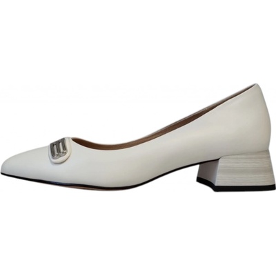 Ladies dámské lodičky L018-S553 bílé