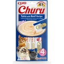 INABA Churu Tuna with Beef Recipe 4 x 14 g