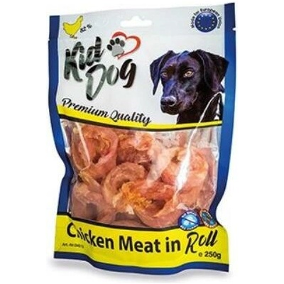 KIDDOG Pochoutka kuřecí masíčko v rolce 250 g