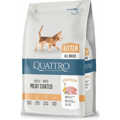 QUATTRO Cat Dry Premium all Breed Adult Hydina 1,5 kg