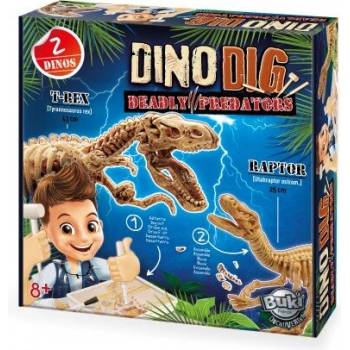 Buki France Игрален комплект, Buki France, Тиранозавър Рекс и Велоцираптор (BK2139)