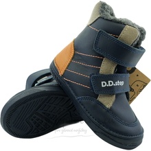 D.D.Step Detské zimné topánky W040-52404B Royal blue