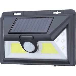  Соларна LED лампа със сензор за движение, Тристранна, 0.2W, - Atron 1828B (MI/1828B)