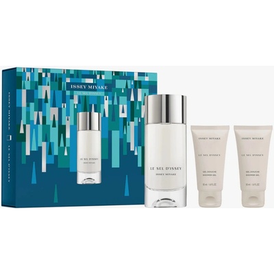 Issey Miyake Le Sel d'Issey EDT 50 ml + sprchový gél 50 ml + sprchový gél 50 ml