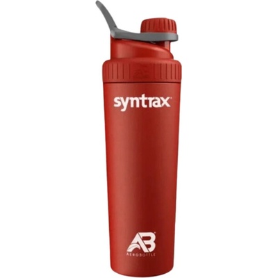 Syntrax Láhev Aerobottle nerezová 900ml - červená