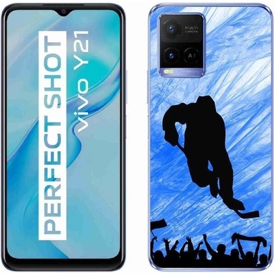 Pouzdro mmCase Gelové Vivo Y21/Y21s/Y33s - hokejový hráč