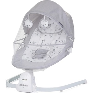 Chipolino Електрически шезлонг-люлка Chipolino - Oasis, гранит (SHEOS0241GN) - baby
