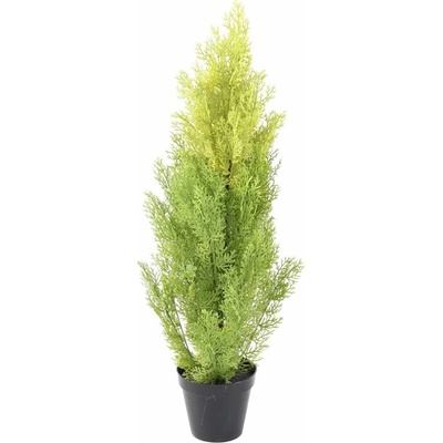 Umělý strom Cypřiš světlý v květináči, 93cm