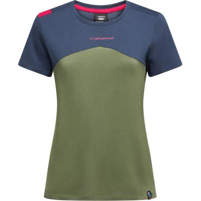 La Sportiva Дамска тениска La Sportiva Women's Roof T-Shirt - Cypress / Night Sky (916-4825-0314)