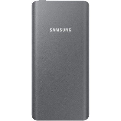 Samsung Universal Battery Pack EB-P3020CS 5000mAh - външна батерия с MicroUSB кабел и USB-C адаптер за мобилни устройства (тъмносив)