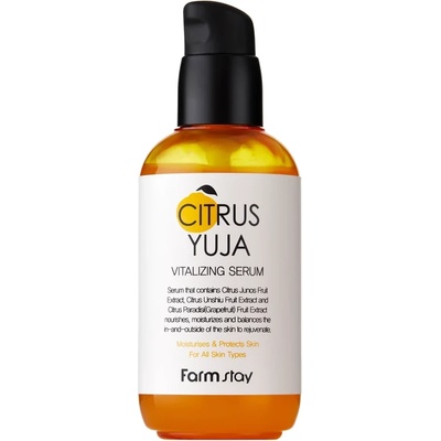 Farm Stay Citrus Yuja Vitalizing Serum - Възстановяващ серум за лице 100мл