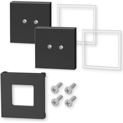 ZACK Адаптери за монтиране Carvo черни (40512)