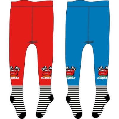 EplusM chlapčenské pančucháče Autá / Cars motív Blesk McQueen Modrá