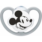 Nuk Биберон залъгалка NUK Perfect Match - Air, Мики, Мики, 0-6 м, сива (10175369) - baby