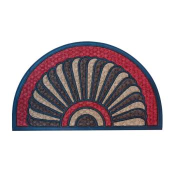 Image 1 of HORECANO Изтривалка полукръг ЦВЕТНА 45/75см mn-119(3676) (011529)