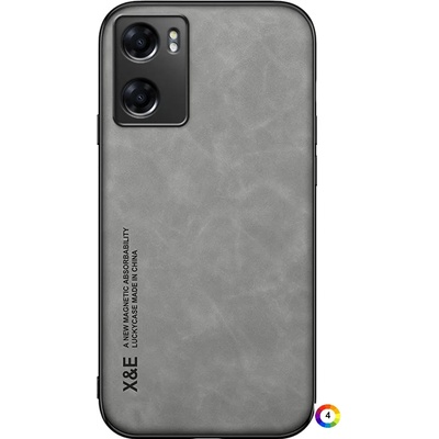 OPPO A57 4G / A57s 4G Удароустойчив X&E Кожен Калъф и Протектор