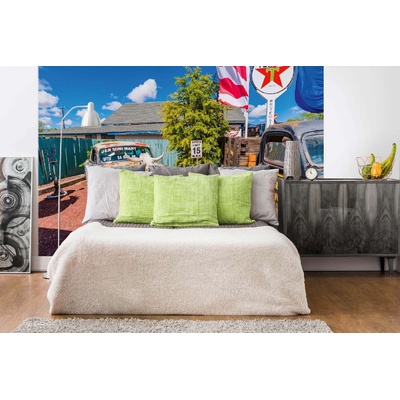 DIMEX ART Самозалепваща се флизелинова фототапета сметище на route 66 375 x 250 см