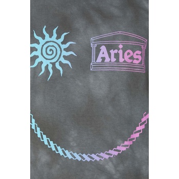 Aries Памучна тениска Aries Grunge Happy Dude SS Tee (SUAR60014X)