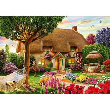 Image 1 of Bluebird Puzzle - Puzzle Thatched Cottage - 1 000 piese