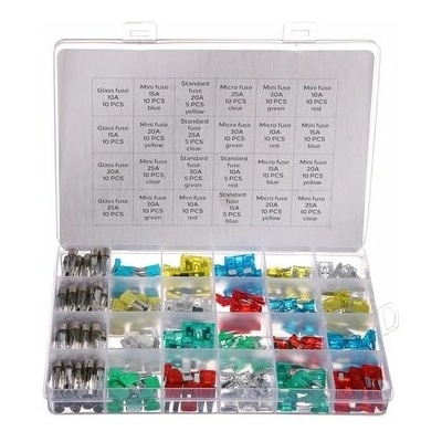 Poistka nožová SIXTOL Mechanic Fuse Set 215 215ks