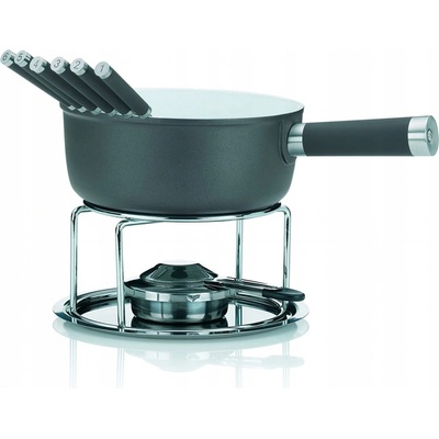 Kela Sýrové fondue LANCY keramika, šedá, 1L