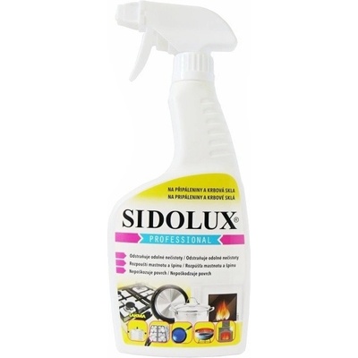 Sidolux Professional na připáleniny a krbová skla rozprašovač 500 ml