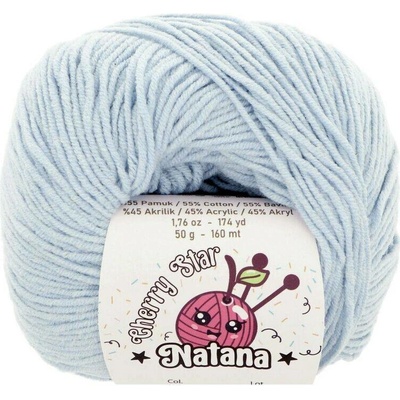 Natana Cherry Star 018 světle modrá