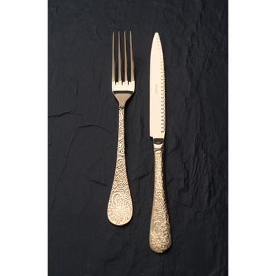Herdmar (Португалия) Комплект гравирани прибори за хранене HERDMAR BETTY позлатени - 24 части (Herdmar 198-3024-0117-200-0017)