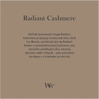 WoodWick Trilogy Radiant Cashmere 609,5 g
