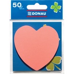 DONAU Куб Donau самозалепващи листчета 50л, сърце (31241-А-СЪРЦЕ)
