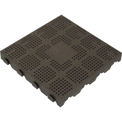 ArtPlast Linea Combi Drain 40 x 40 x 4,8 cm hnedočierna 1 ks