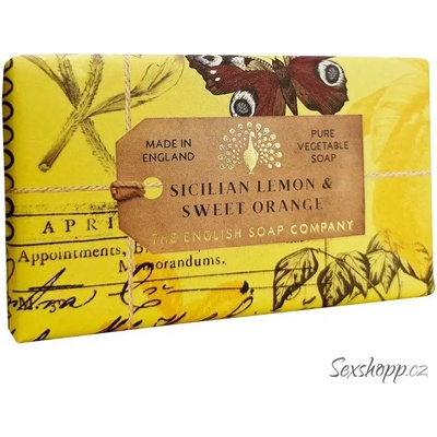 English Soap Company tuhé mýdlo Sicílsky citrón & Pomaranč 190 g