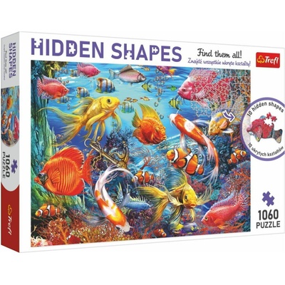 Trefl Hidden Shapes Podvodní život 10676 1060 dílků