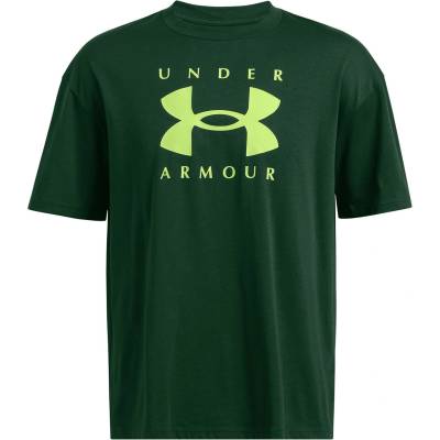 Under Armour Тениска Under Armour Men's Heavyweight Branded Short-Sleeve T-Shirt - Green