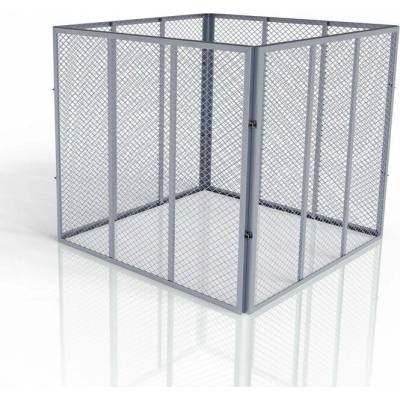 Juskys kovový kompostér 800 L zelený