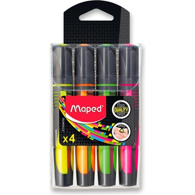 Maped Fluo Peps Max 742947 4 barvy