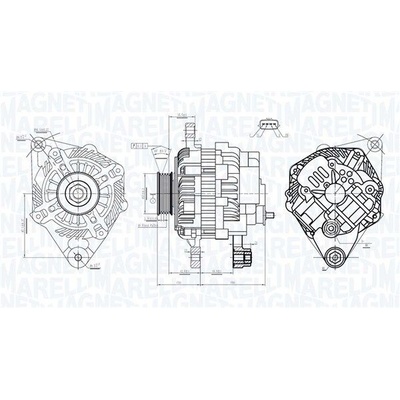 Generátor MAGNETI MARELLI 063733526010
