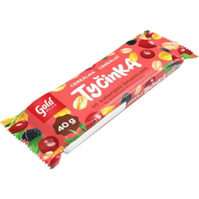 Gold Plus Cereálna tyčinka brusnica 40 g