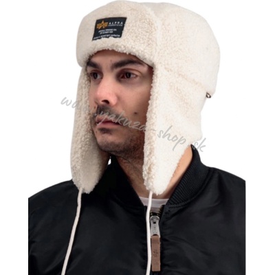 Alpha Industries zimná čiapka Alpha Teddy Hat off white/béžová