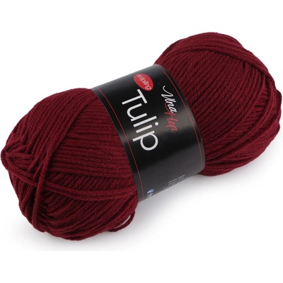 Pletací příze Tulip 100 g Varianta: 30 (41136) bordó, Balení: 1 ks 46223/99538/273785