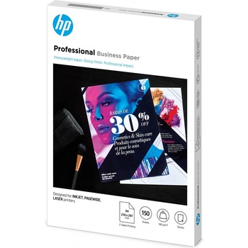 HP Inkjet, PageWide and Laser Professional Business Paper - A4, glossy, 150 sheets (3VK91A)