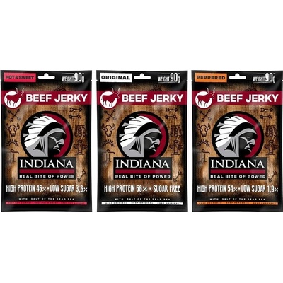 Indiana Beef Jerky Originální 90 g